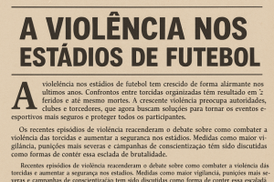 Imagem de uma mensagem de erro pedindo ao usuário para enviar o texto do corpo do artigo.